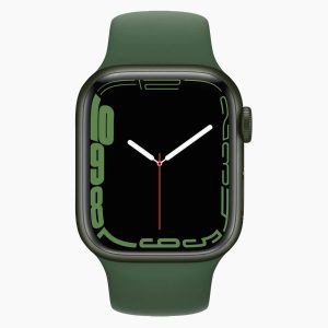Apple Watch Series 7 45mm Aluminum Green Wifi + 4G Black Sport Band - B-grade