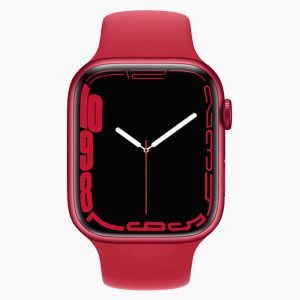 Apple Watch Series 7 45mm Aluminum Red Wifi Red Sport Band - C-grade